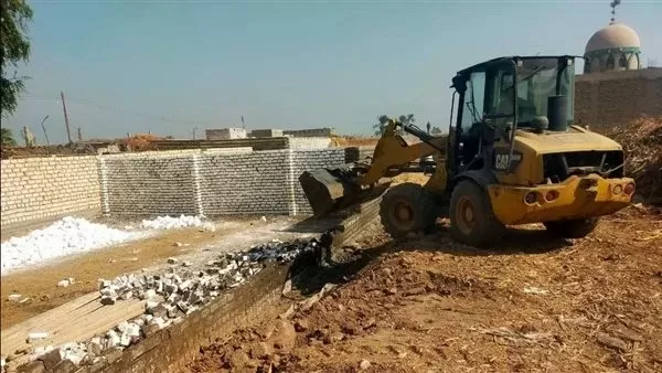 إزالة مخالفات البناء بأسيوط