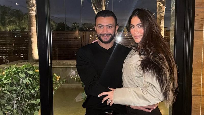 الفنان هاجر أحمد وزوجها أحمد الحداد