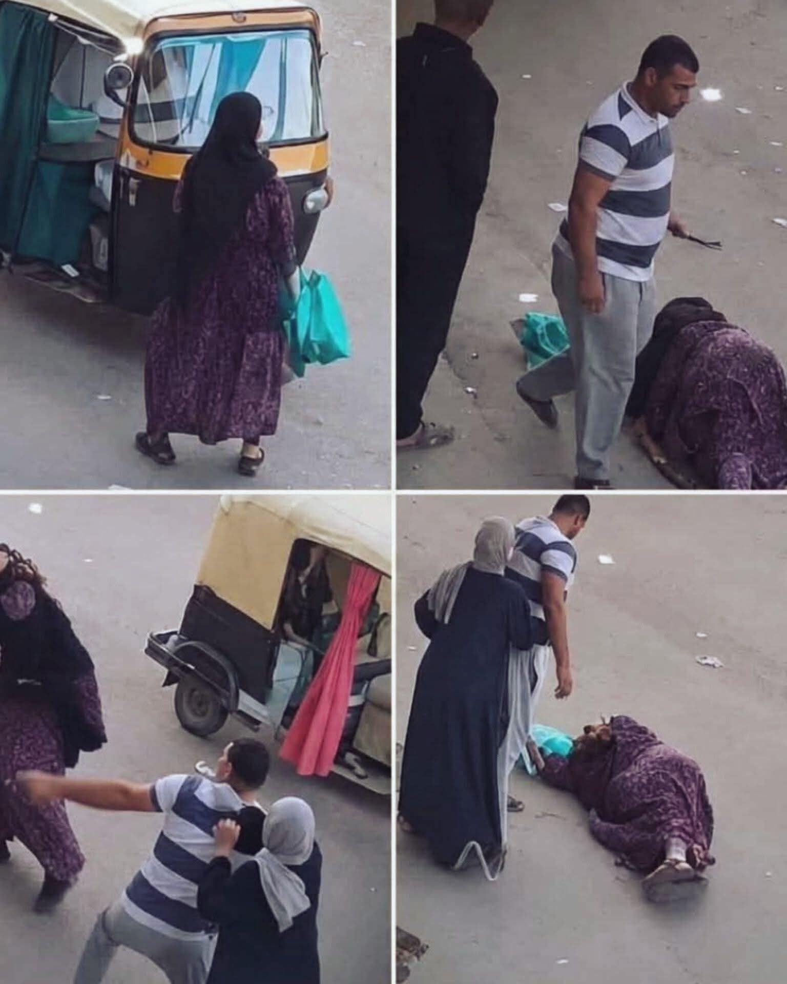 بسبب 10 جنيهات أجرة.. سائق توك توك يعتدي على بائعة خضار مسنة بالشرقية والأمن يتحرك