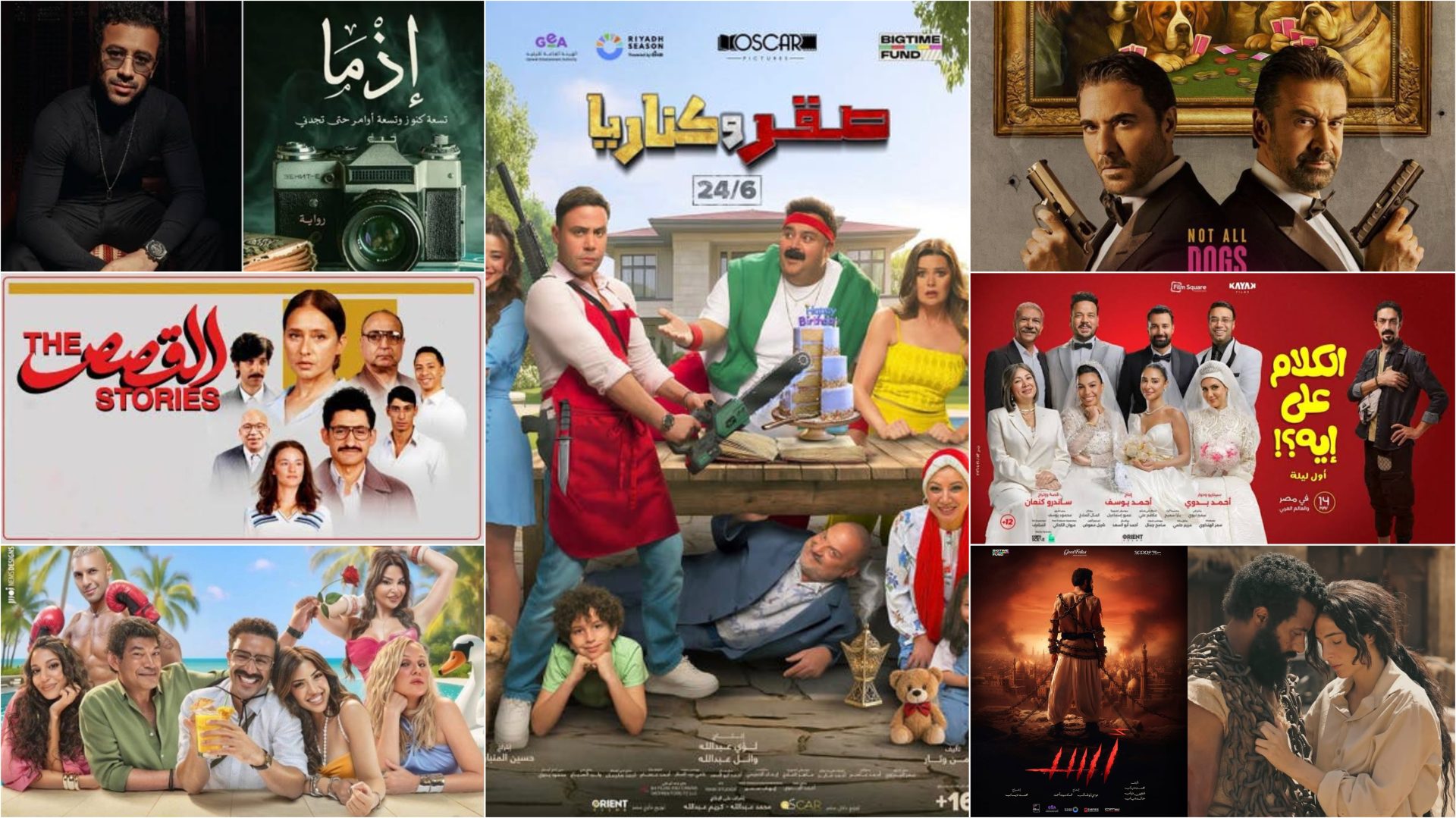 إيرادات السينما.. فيلم صقر وكناريا يحلق في الصدارة والكراش يتذيل