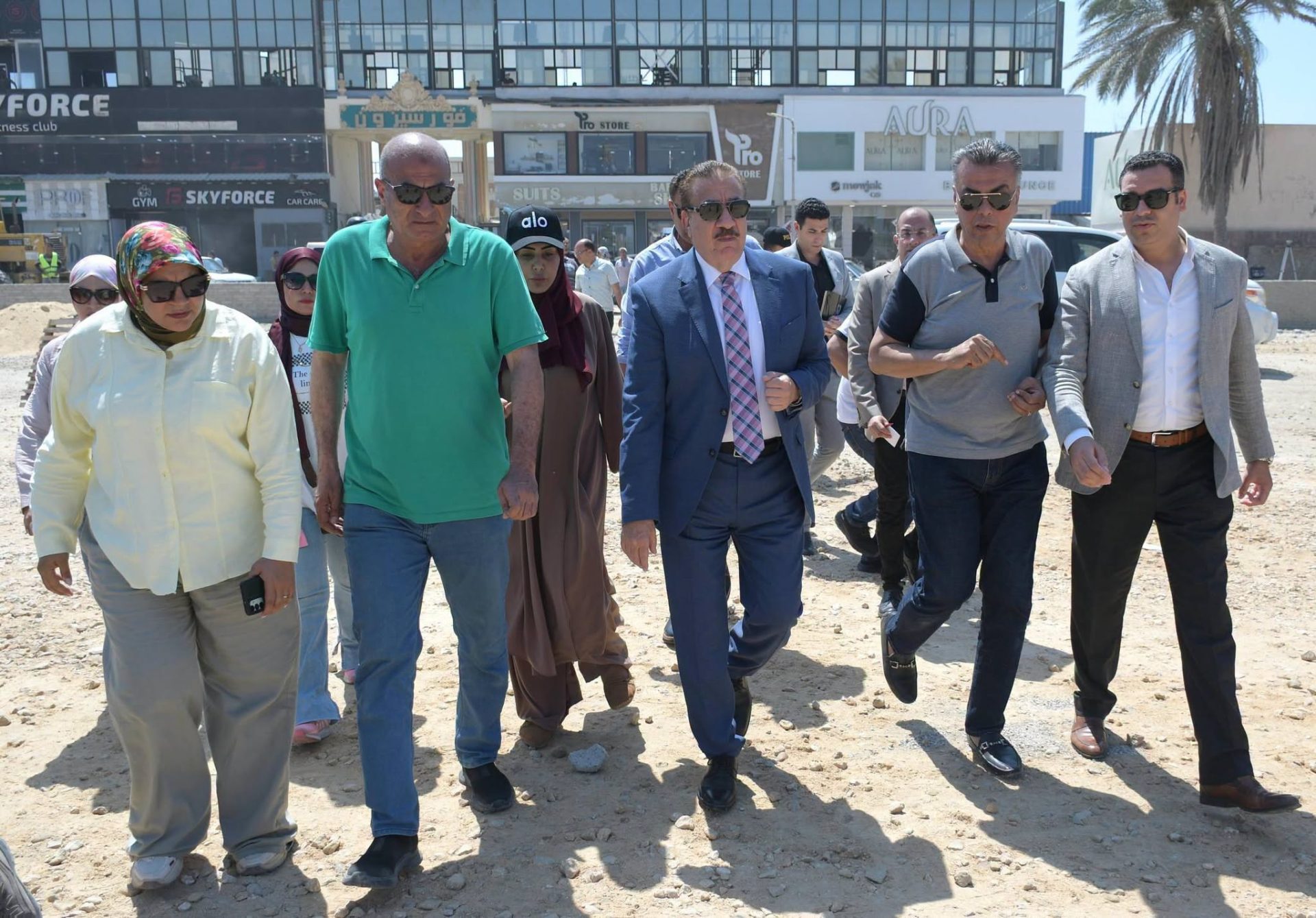 جولة ميدانية لمحافظ بورسعيد