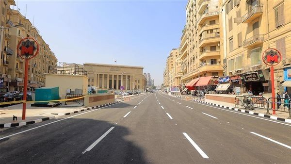 غلق كلي بشارع 26 يوليو بالجيزة لمدة أسبوعين لتنفيذ أعمال محطة مونوريل وادي النيل