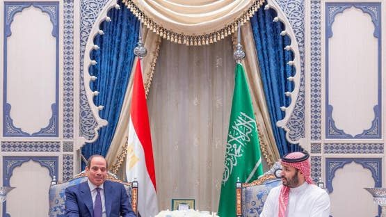 الرئيس السيسي وولي العهد السعودي