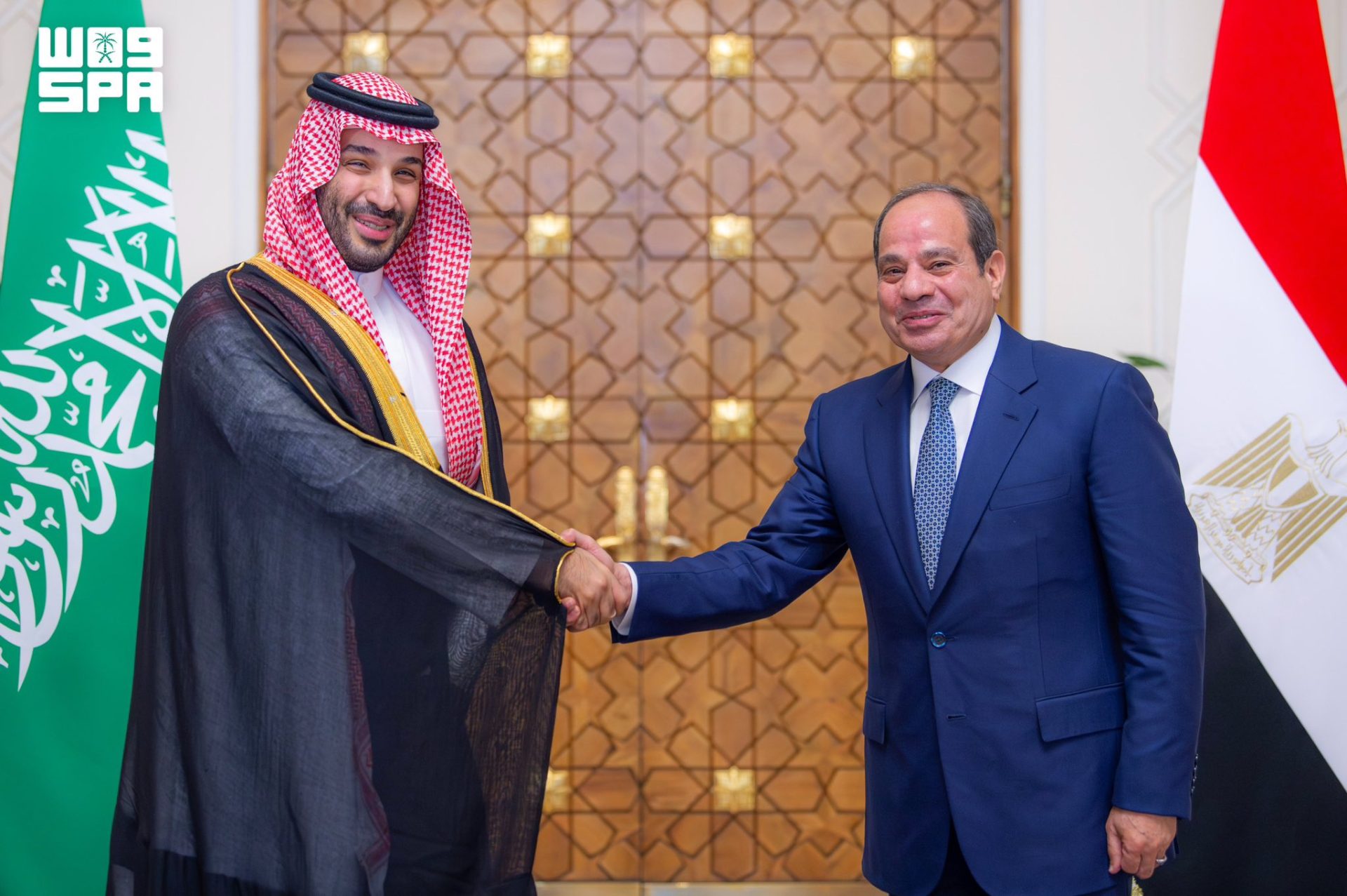الرئيس السيسي وولي العهد السعودي محمد بن سلمان