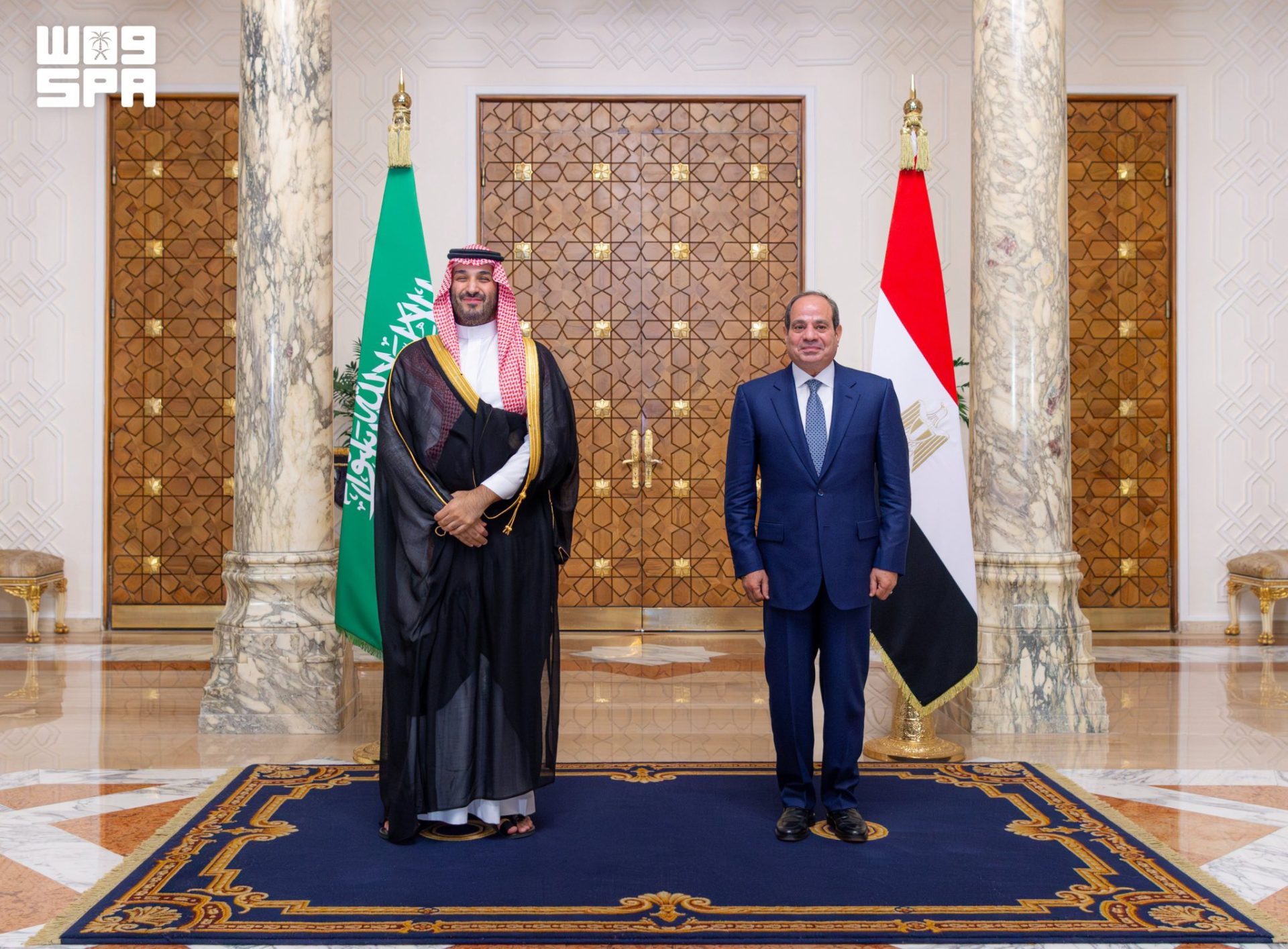 الرئيس السيسي وولي العهد السعودي