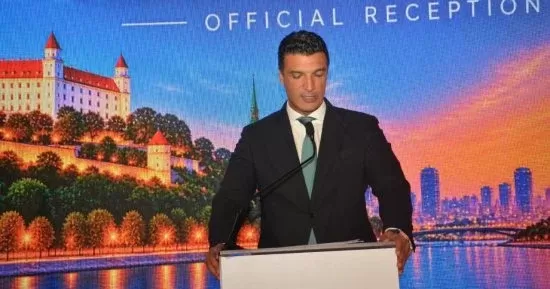 وزير الصناعة يشارك بفعاليات الاحتفال اليوم الوطني لجمهورية سلوفاكيا