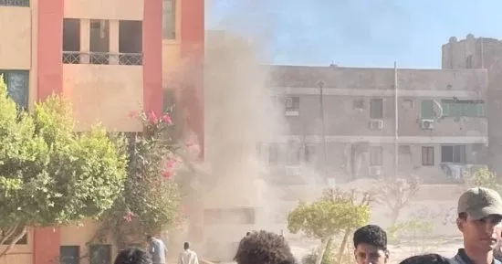 السيطرة على حريق بمخزن كتب مدرسة الميناء في الغردقة