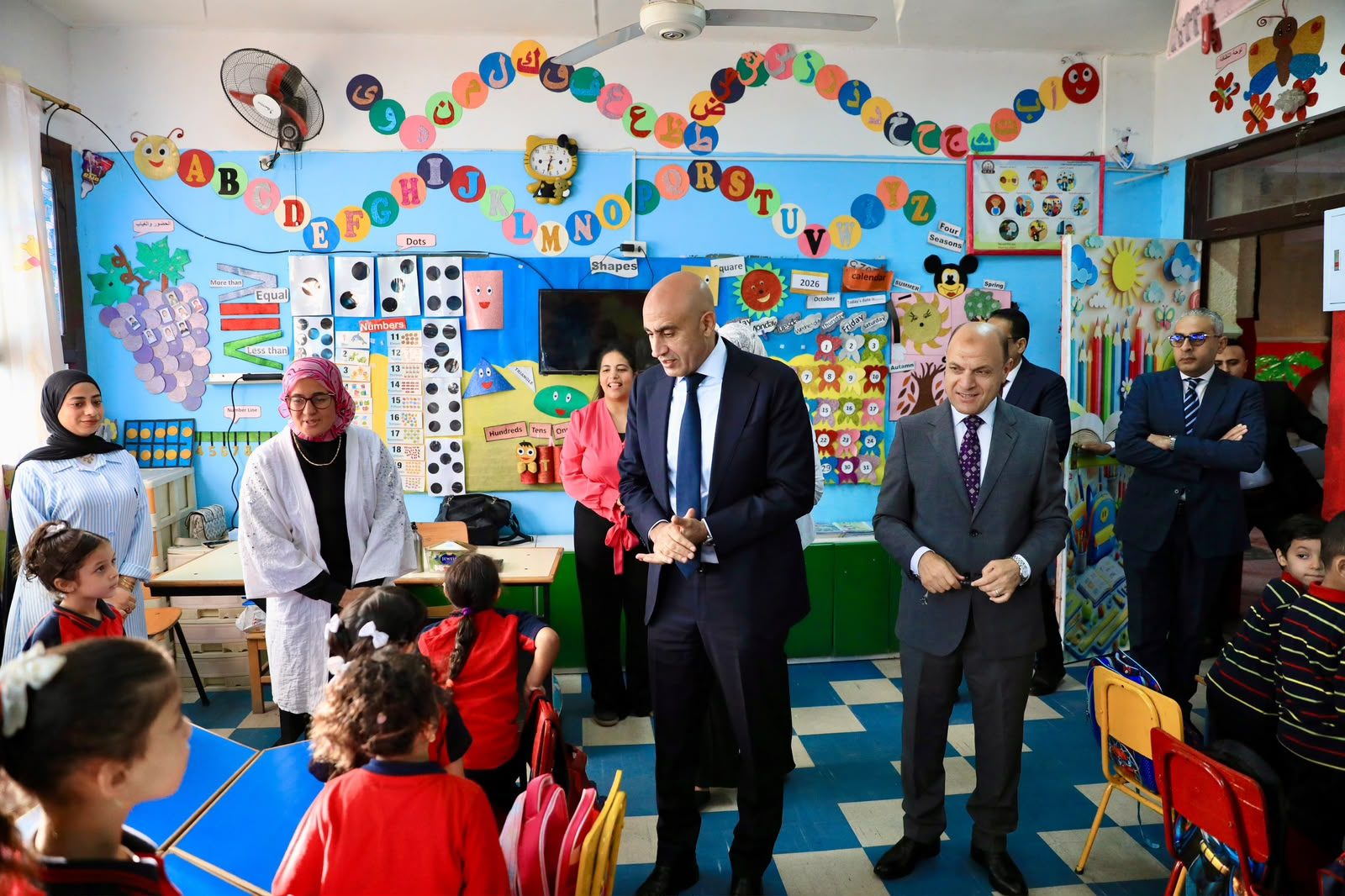 وزير التربية والتعليم ومحافظ الغربية يتفقدان عددًا من المدارس بمحافظة الغربية لمتابعة انتظام العملية التعليمية