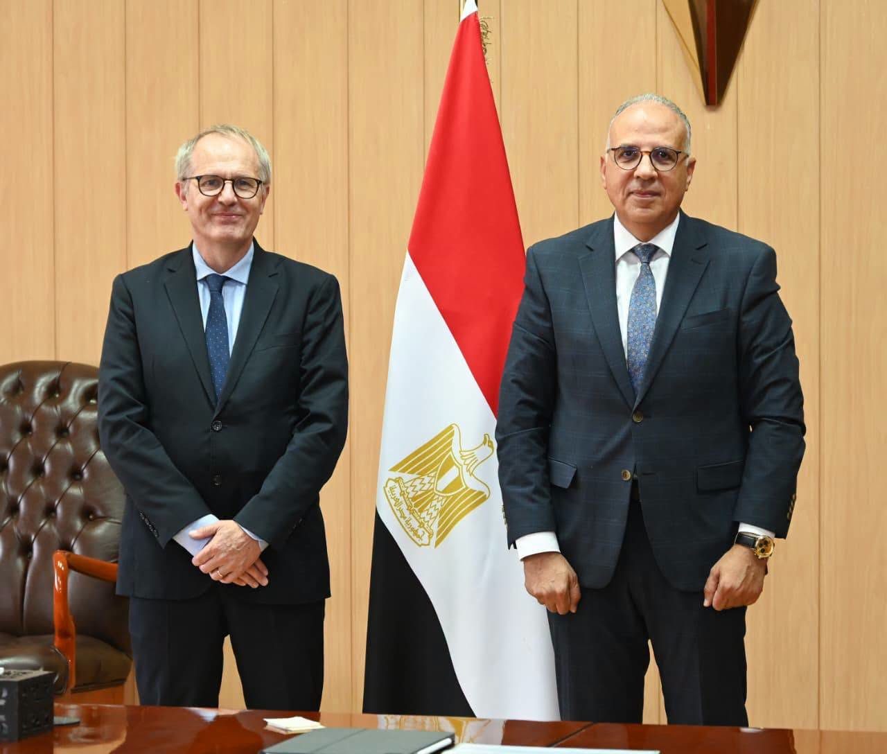 وزير الري يبحث مع مدير مكتب اليونسكو بالقاهرة تعزيز التعاون في مجالات المياه وبناء القدرات والبحث العلمي