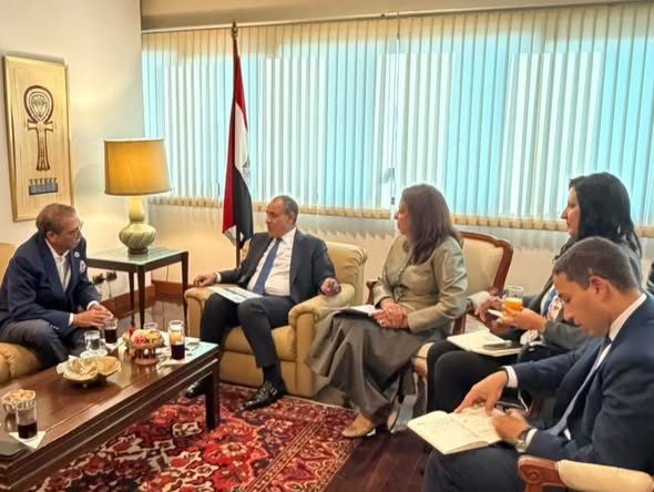 وزير الخارجية يلتقي الرئيس التنفيذي لأحد أكبر الشركات التايلندية العاملة في مجال البتروكيماويات في مصر