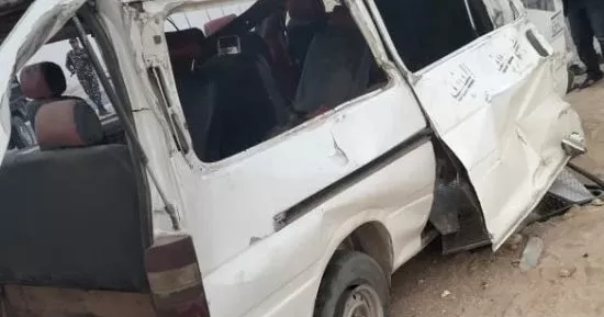 إصابة 7 أشخاص إثر انقلاب ميكروباص في أطفيح